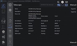 Telescope Settings Tab