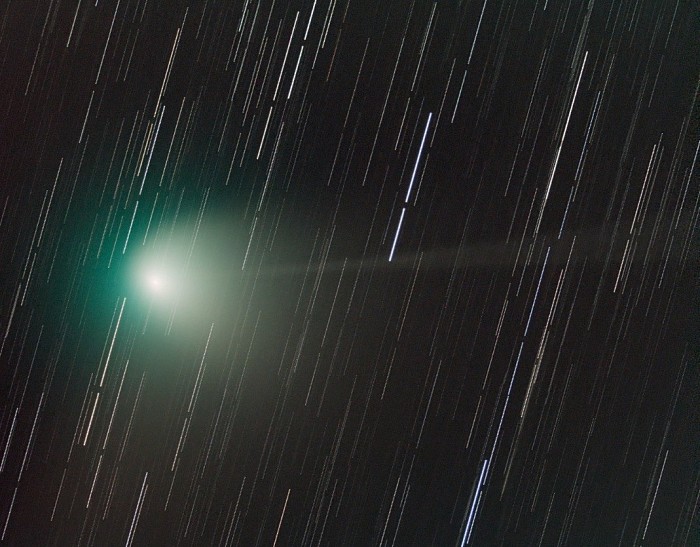Comet C/2022 E3 100 x 30 sec unguided exposures