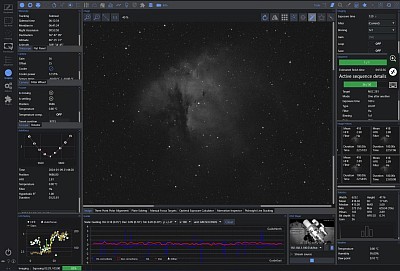 Pac-Man imaging session in NINA